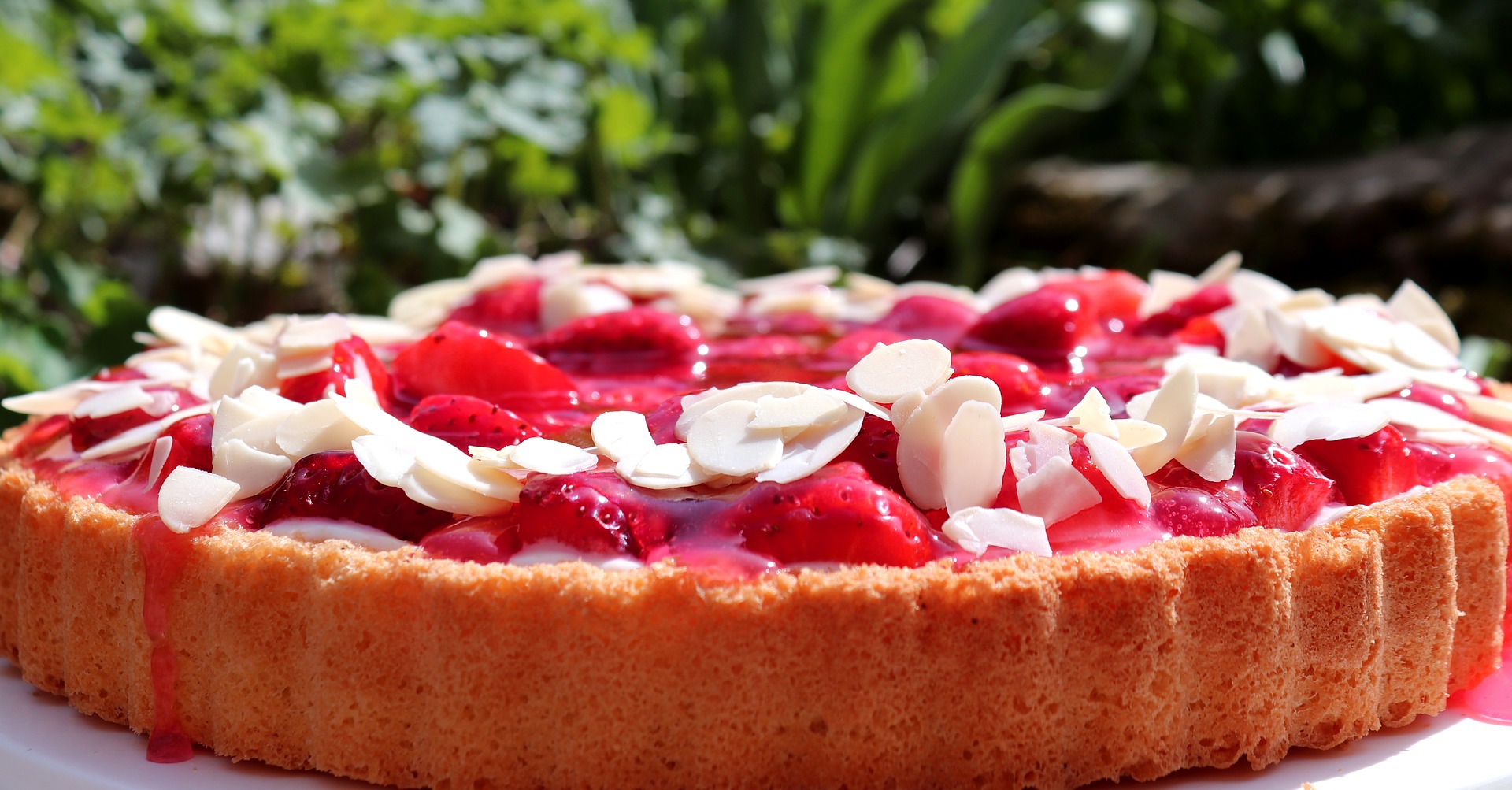 Mandelkuchen mit Erdbeeren - Alles über Backen