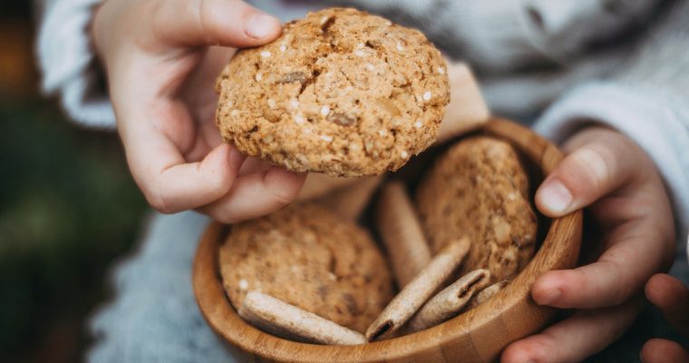 Apfel-Zimt-Cookies mit Manner Vollkorn Schnitten