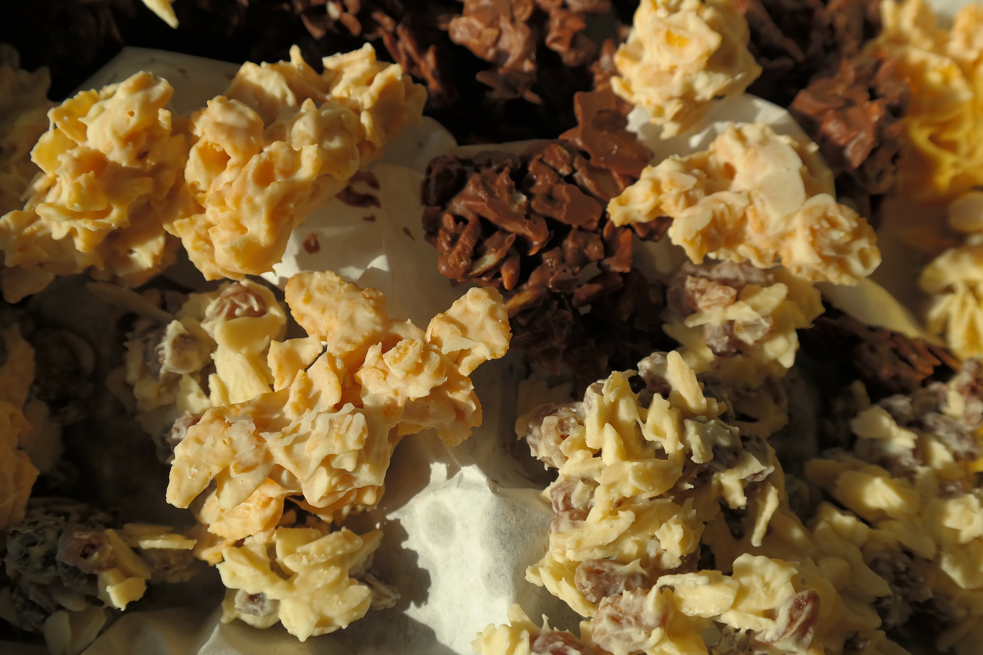 Choco Crossies-Mandel Kuchen