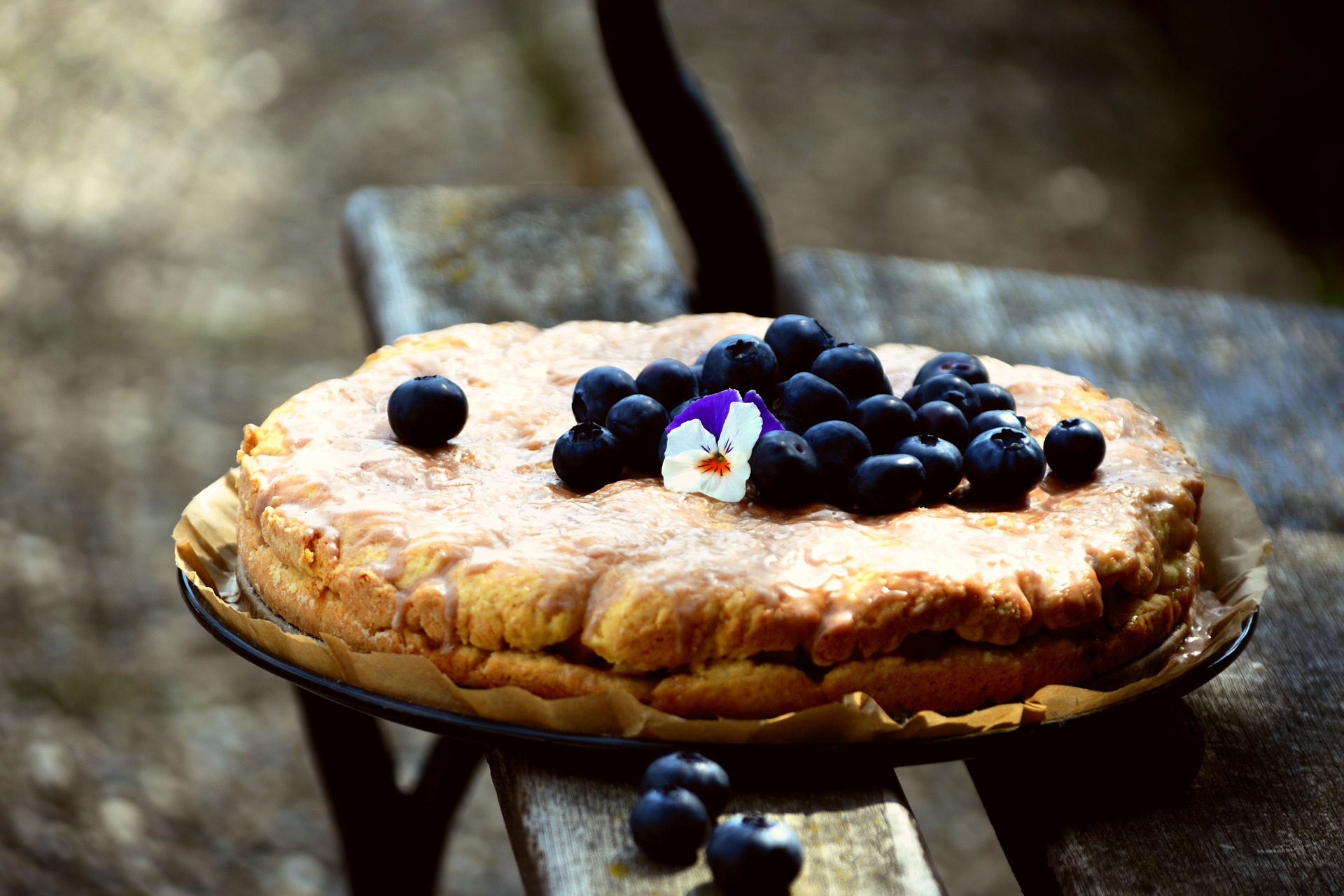 Biskuitkuchen mit Schmand