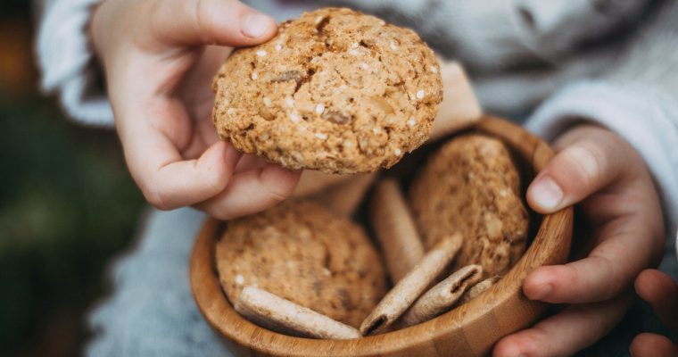 Gesunde Kekse aus Haferflocken, ohne Zucker, Mehl und Fett