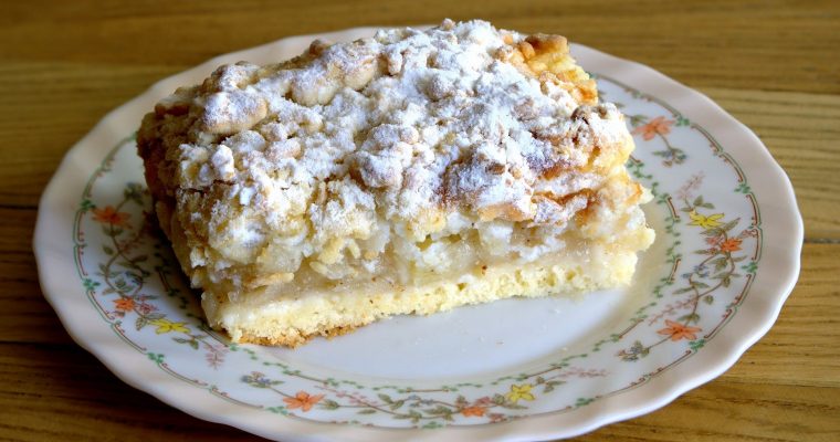 Apfelkuchen mit Vanille Schmand