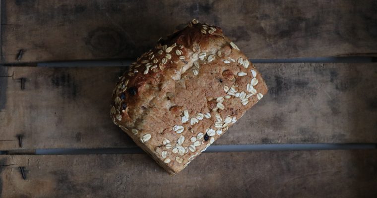 Süsskartoffel-Rosinen-Brot