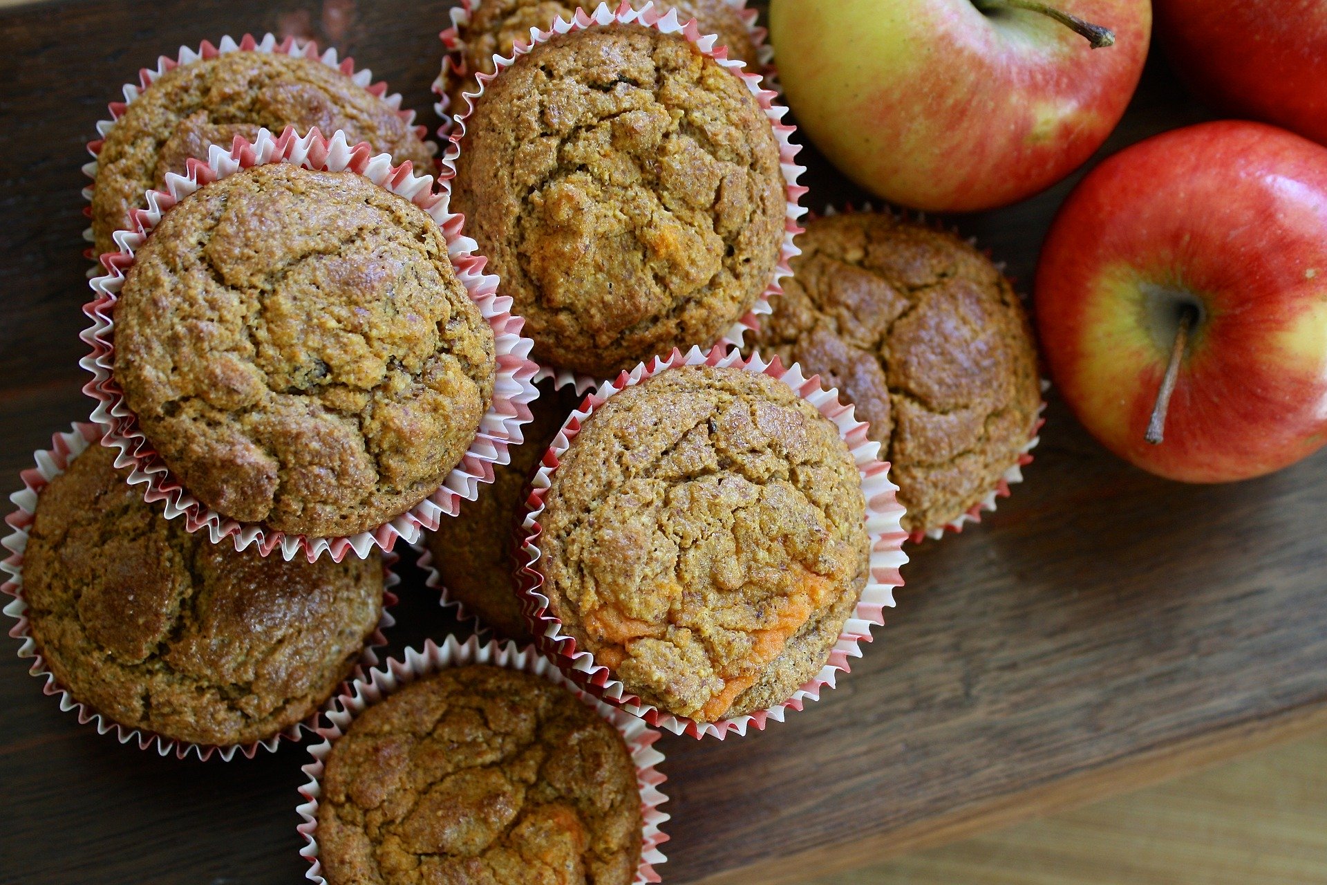 Apfel-Nussmuffins - Alles über Backen